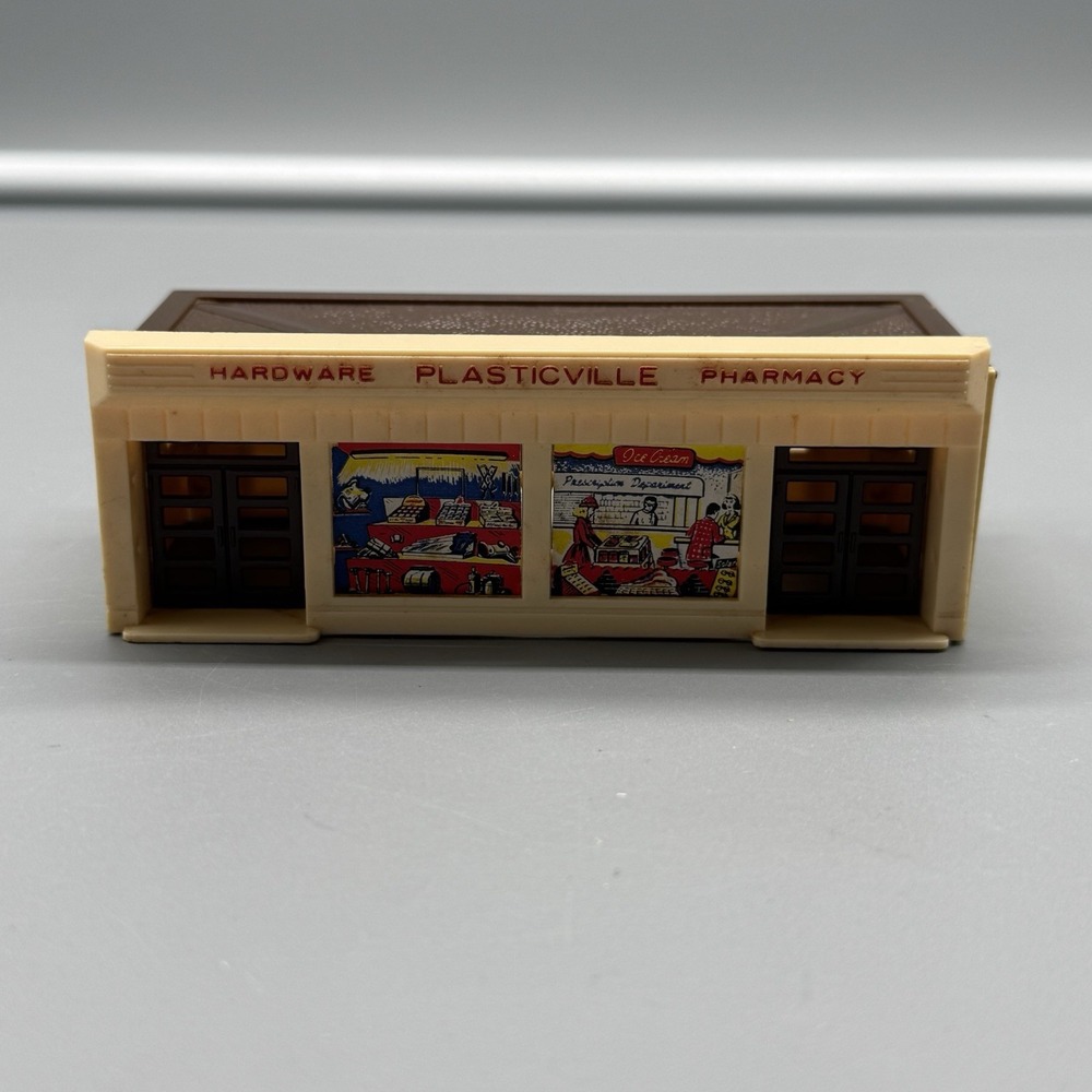 Vintage Plasticville HO Scale Hardware & Pharmacy